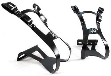 New EIGHTHINCH DOUBLE TOE CLIPS FIXED GEAR TRACK BLACK FIXIE