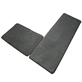SHACOS Memory Foam Bath Rugs Mats Set of 2 Non Slip Cushy Bathroom Runner Rugs Kitchen Mats Sponge Area Rugs Set (16×24