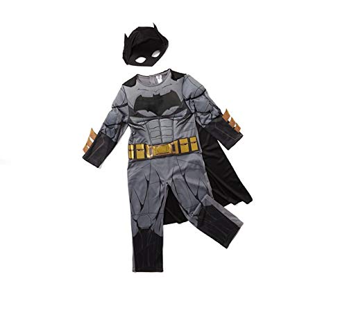 U.T Officially licensed DC Comics Warner Bros Batman Costume with Mask, Made for the TU Collection Age 7-8 Years