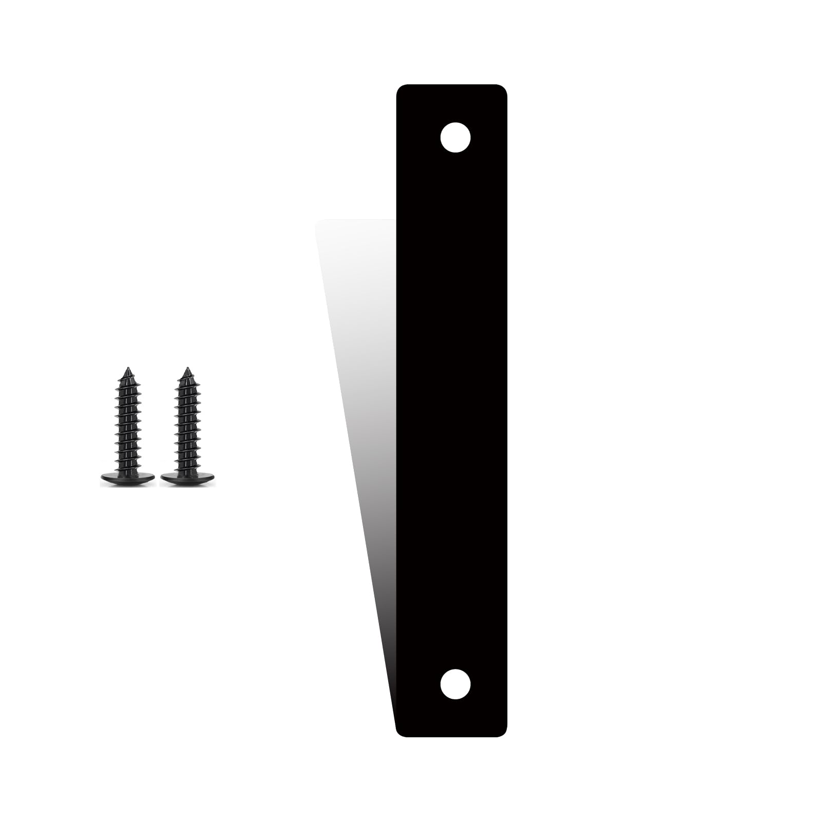 Photo 1 of 12 Inch Modern Metal House Numbers, Metal Address Numbers and Letters, Black Door Mailbox Number, House Address Letter and Number for Office Home Farm Outside (I)