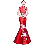 Prom Gowns Dress Party Night Skirt Party Evening Cheongsam Dress Oriental  Chinese Style Woman Elegant Mandarin Collar Qipao Prom Long Robe Retro (A,L  code) price in Saudi Arabia | Amazon Saudi Arabia |