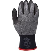 SHOWA GW345 Insulated, Latex Palm Coated General Purpose Winter Work Glove with Acrylic Liner, Large (12 Pair)