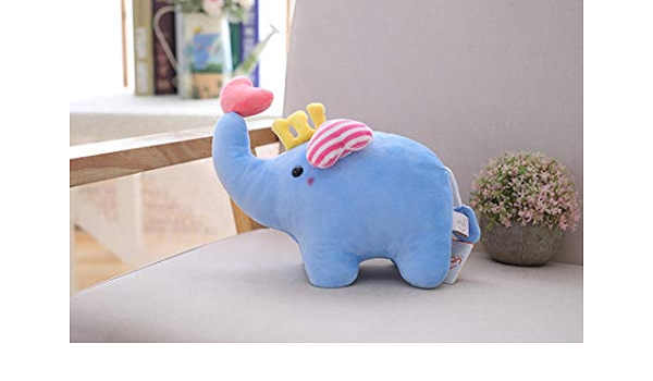 peluche elefante azul