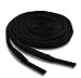 OrthoStep Oval Athletic Black 45 inch Shoelaces 2 Pair Pack