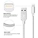 Aitaton Phone Charger Cable,4 Pack(3FT 6FT 6FT 10FT) USB Syncing and Charging Cable Data Nylon Braided Cord Charger Compatible with Phone XS/X/XS Max/XR /8/8 Plus/7/7 Plus and More(Silver)
