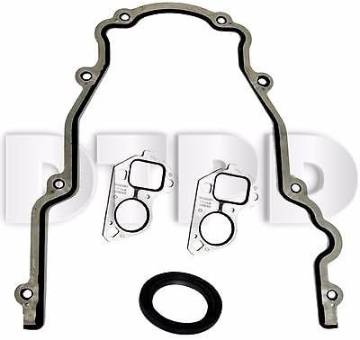 LS Timing Chain Cover, Main Seal &amp; Water Pump Gaskets (GM LS1, LS2, LS3, LS6)