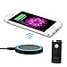 QI Wireless Charger Kit for iPhone 6 Plus and iPhone 6S Plus, Including Wireless Receiver Case and Qi Wireless Charging Pad (TPU black)