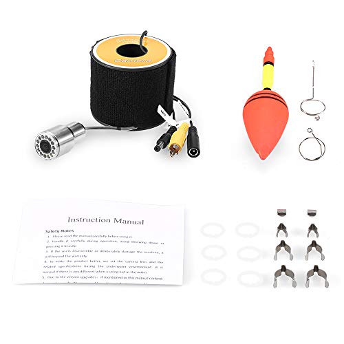 Godyluck 1200TVL Underwater Fishing Camera 12 LEDs Night Vision Waterproof Fish Shape Boat Ice Fishing Camera Accessories with 15m/30m/50m Cable - Thumbnail 5