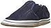 Robeez Kids' Liam Crosshatch Crib Shoe, Leather Liam Basic-Indigo, 12-18 Months M US Infant