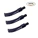 Tobacco Pipe Mouthpiece 9 mm Acrylic Smoking Pipe Mouthpiece Replacement for Tobacco Smoking Pipes (3 Pack)