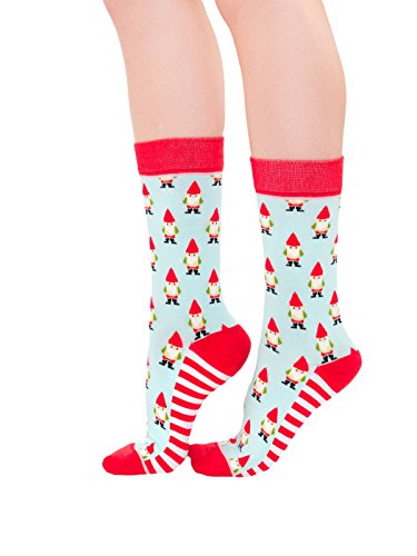 Woven Pear Women's Socks Garden Gnomes, One Size - Thumbnail 6