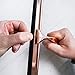Sparkling Shower Squeegee - Rose Gold Wiper Tool with Matching Suction Cup Hanger - Strong Flexible 10