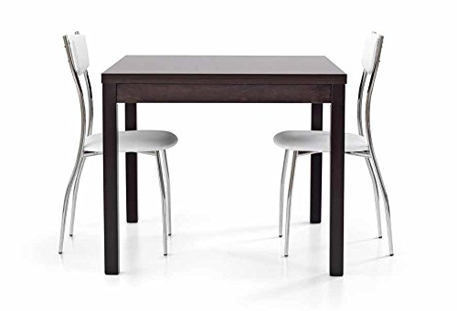 Tavolo Allungabile In Legno Finitura Rovere Moro Wenge