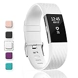 Geak Fitbit Charge 2 Bands, Special edition Replacement bands for Fitbit Charge2,Small White