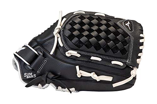 Mizuno GPSL1200F3 Prospect Select Fastpitch Softball Glove 12", Right Hand Throw, BLACK