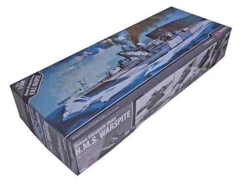 Academy Queen Elizabeth Class H.M.S. Warspite Boat Model Building Kit