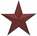 Craft Outlet Antique Star Wall Decor, 24-Inch, Barn Red