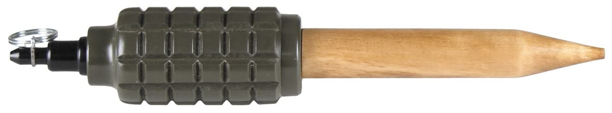 MFH Wooden Decorative Toy Grenade (Russian Mine POMZ), 35.0 cm, Unisex, Fantasy Theme, Manual Operation, Collectible, Creative