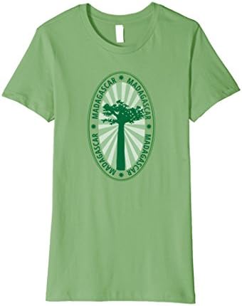 Womens Madagascar Baobab Tree T-Shirt - Malagasy Pride XL Grass