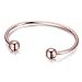 Rainso Elegant Pure Copper Magnetic Therapy Bracelet Bangle Pain Relief for Arthritis Wristband Adjustable (Copper Bangle)