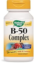 Nature's Way Vitamin B-50 Complex, Capsules, 100-Count
