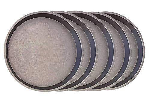 Chabrias Ltd 5X Long Life Victoria Sandwich Cake Tin Pan 7" (17.5cm) Superior Double Coated Non Stick, Fixed Base, Made in England