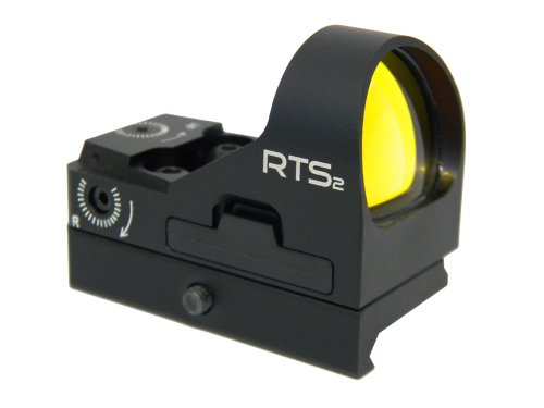 C-MORE Systems RTS2 3 MOA Red Dot Sight with Rail Mount, Black