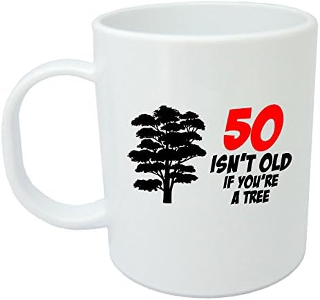 50 Isn't Old If You're A Tree, 50th Birthday Gift Mug by LOLMUGS
