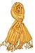 Achillea Soft Silky Solid Pashmina Shawl Wrap Scarf for Wedding Bridesmaid Dress (Gold)