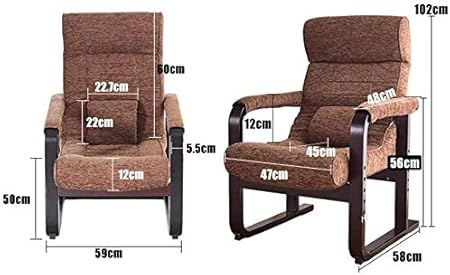 Silla plegable acolchado Planta sola silla plegable de ancianos cómodo