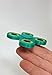 Green EDC Quad Spinner Fidget toys, Fidget Hand Spinners Stress Reducer - Perfect For ADD, ADHD, Anxiety, and Autism Adult Children For Killing Time (green)