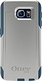 OtterBox COMMUTER SERIES for Samsung Galaxy S6 - Frustration-Free Packaging  - Casual Blue (Sleet Grey/Dark Deep Water Blue