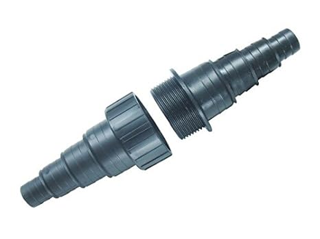 Aquaristikwelt24 CMT-101 Schlauchverbinder 20/25/32/40mm Verbinder Teichschlauch Bachlauf Teich