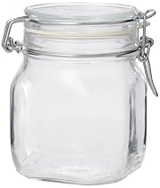 Bormioli Rocco Fido Clear Jar, 25.25 Oz.