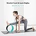 Gonex Yoga Wheel, 13 Inch for Back Pain Stretching with 10mm Thicken External Pad, Sturdy Back Roller Stretcher for Yoga, Backbend with Workout Guidebook, Black Greenthumb 3