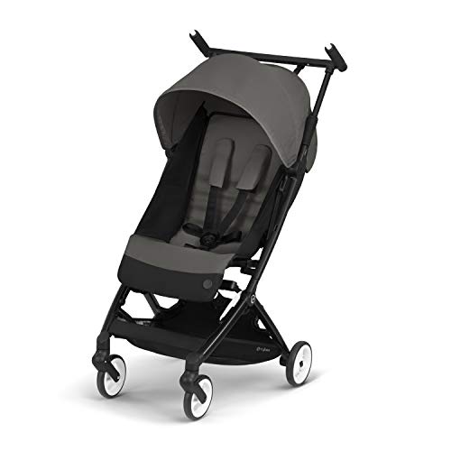 Cybex Gold Libelle, Ultra Compact Pushchair, Cabin luggage compliant, From 6 Months to 22 kg (Approximately 4 Years), Including Rain Cover, Soho Grey