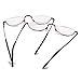 Bestum 2 Pack Reading Glasses for Mens and Womens - Comfortable Metal Frame with Spring Hinge - Pack of 2 Readers (2 Pack Grey, 1.75)