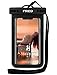 FRiEQ Waterproof Case For Outdoor Activities - Waterproof Bag/Pouch For iPhone X/8/8plus/7/7plus/6s/6s plus/Samsung Galaxy S9/S9 Plus - IPX8 Certified To 100 Feet (Black)