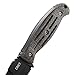 CRKT OC3 Fixed Blade Knife with Sheath: Knife, Dual-Edged High Carbon Steel Blade, Polished Resin Infused Fiber Handle, Molle Compatible Sheath 2852