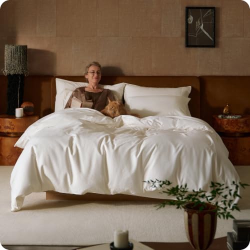 Bedsure PureWoven Organic Cotton Duvet Set