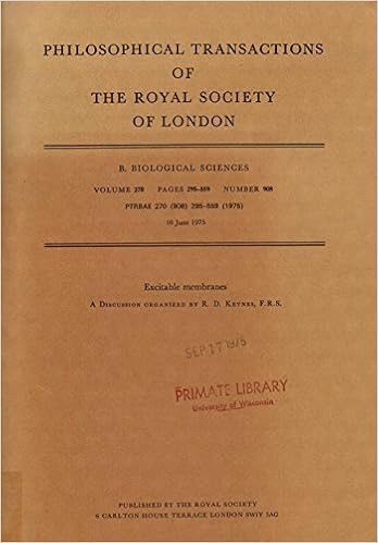 Excitable Membranes A Discussion Organized By R D Keynes Philosophical Transactions Of The Royal Society Of London Series B Biological Sciences No 908 Vol 270 Pp 295 559 Richard D Keynes Amazon Com Books