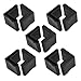 uxcell Rubber L Shaped Angle Iron Foot Pads Covers 10 Pcs Black