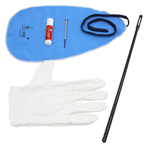 image for MonkeyJack Flute Maintenance Kit with Cleaning Cloth Stick Cork Grease