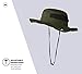 Fishing Hat for Men & Women - Boonie Hat w/UV Sun Protection for Camping, Outdoors, Hiking, Safari, Beach, Gardening UPF 50+ Army Green