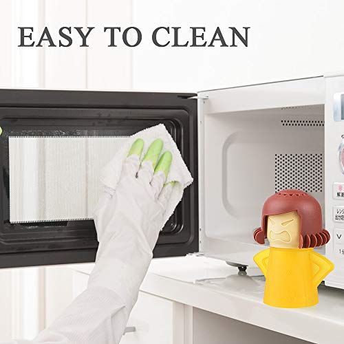 image for mixigoo Angry Mom Microwave Cleaner - Angry Mom Mad Creay Mama Microwa