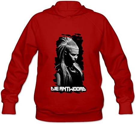 KEIKO Women's Die Antwoord Yo Landi Hoodies XL Red