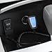 BIRUGEAR 2A Blue Led Micro-USB Car Vehicle Charger for 2017 All-New Fire HD 7/8 Tablet, All-New Fire 7/Fire HD 8 Kids Edition, Kindle 6