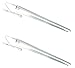 2-Pack T5 HO Grow Light - 1 Bulb Light System - Fluorescent Hydroponic Indoor Fixture Bloom Veg Daisy Chain with Bulbs (4 Foot & w/ Reflector (DL8041R 2pack), Cool White | Vegetative)