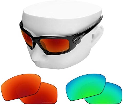 OOWLIT 2 Pair Replacement Sunglass Lenses Compatible With Oakley Scalpel POLARIZED