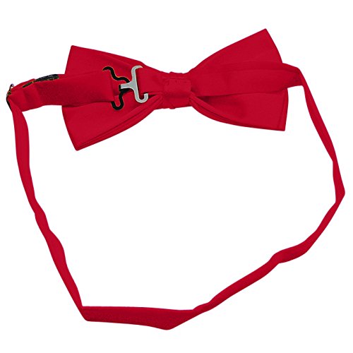 image for Mens Classic Pre-Tied Satin Formal Tuxedo Bowtie Adjustable Length Lar